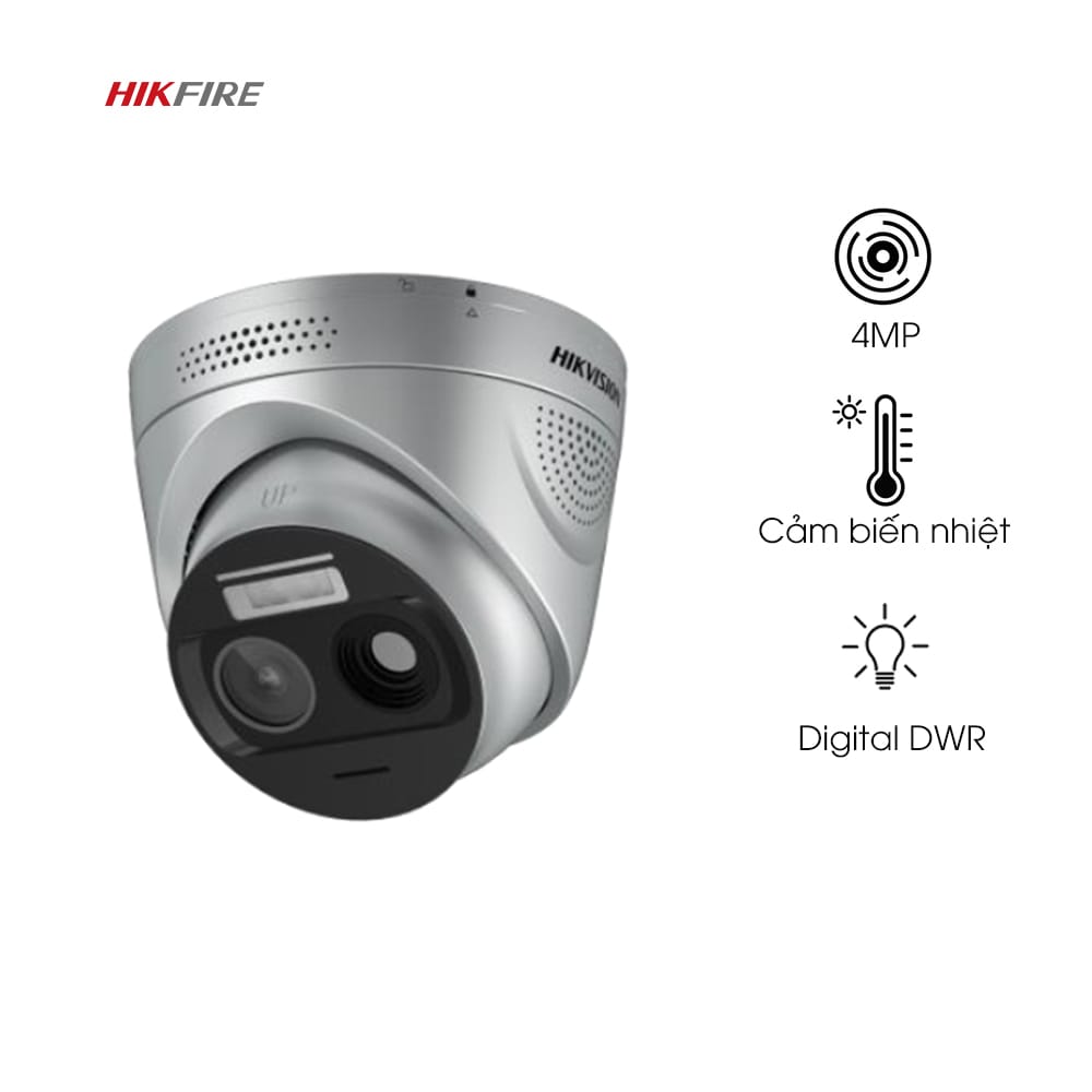 Camera Báo Cháy Bán Cầu IP 4MP Hikfire SH334V2