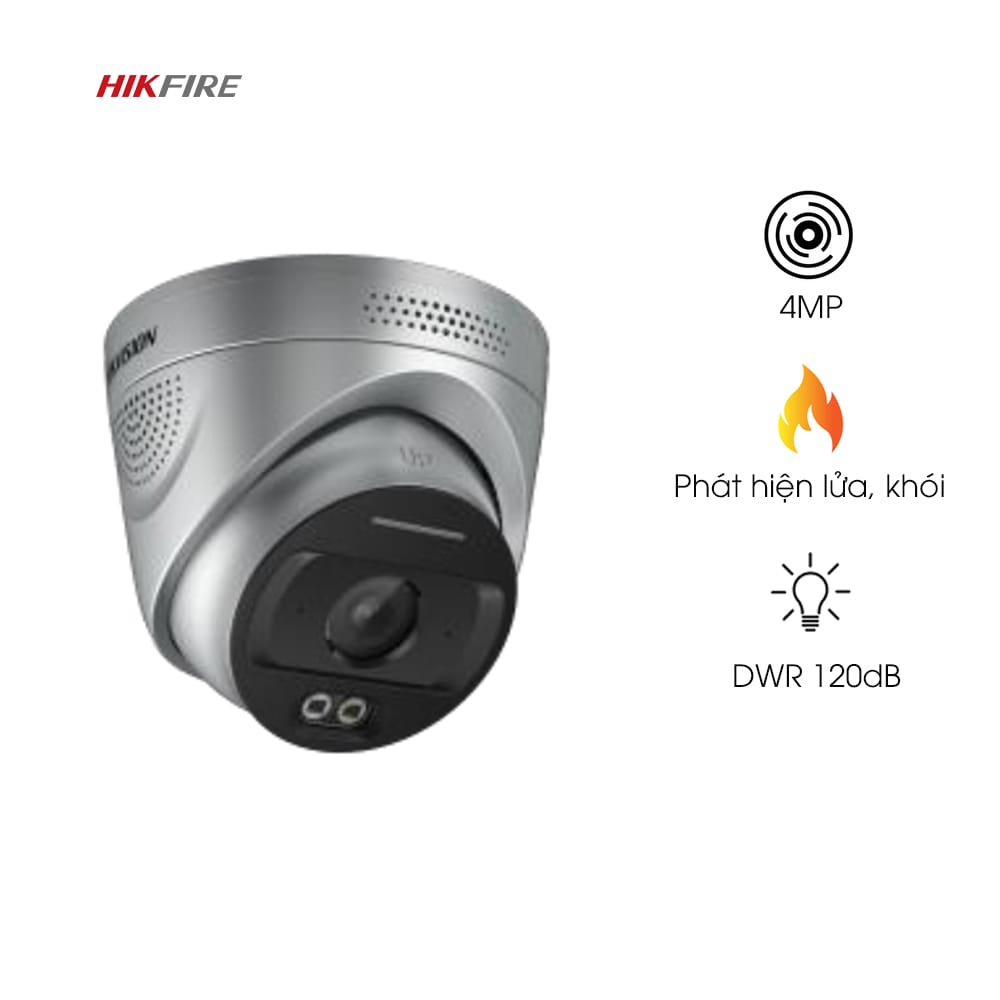 Camera Báo Cháy Bán Cầu IP 4MP Hikfire SH343V2