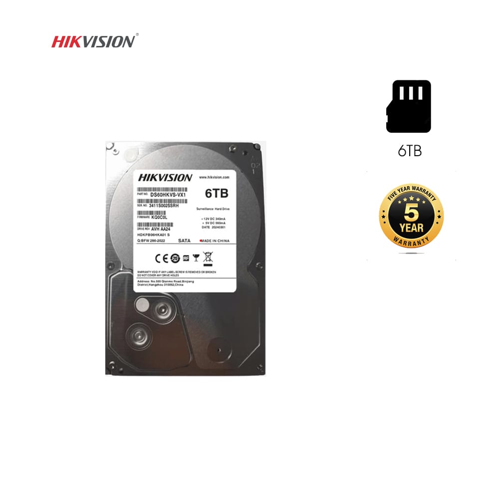 Ổ cứng 6TB Hikvision DS-60HKVS-VX1