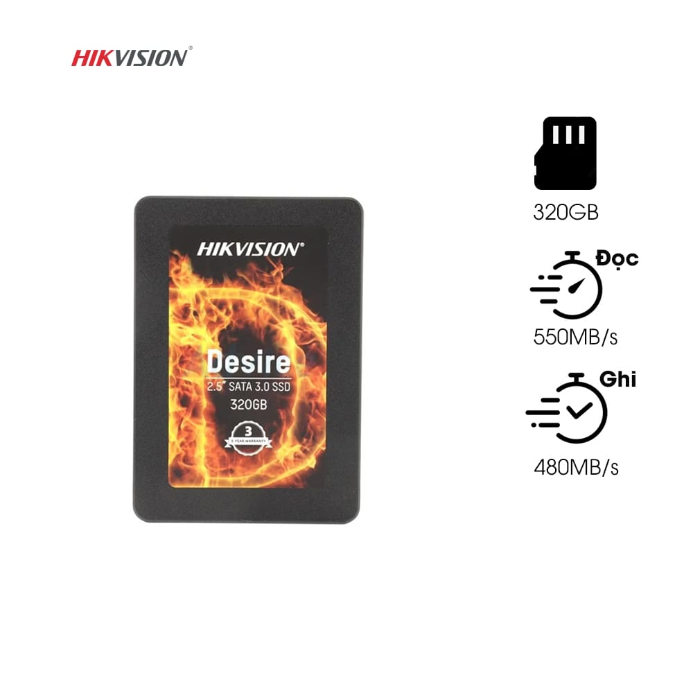 Ổ cứng SSD Hikvision HS-SSD-Desire(S)/320G