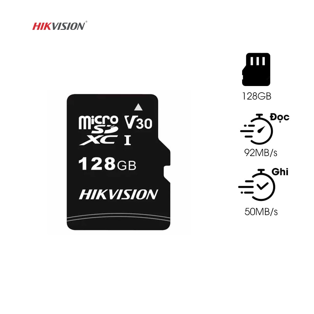 Thẻ nhớ Hikvision 128G UHS-I V30 - HS-TF-C1/128G