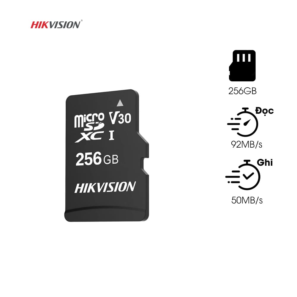 Thẻ nhớ Hikvision 256G UHS-I V30 - HS-TF-C1/256G