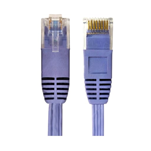 Cáp mạng Vcom Cat6 UTP 30AWG Flat 3m