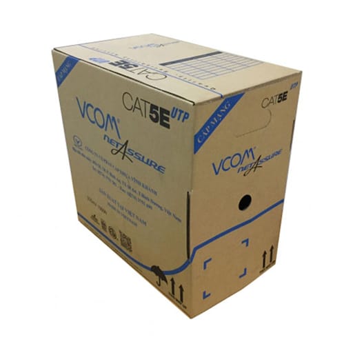 Cáp Vcom Cat5e FTP 24AWG (Thùng 305m)