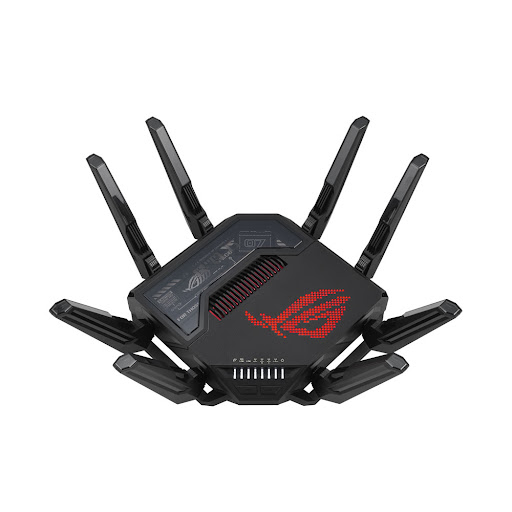 Thiết bị mạng/ Router WiFi 7 BE25000 ASUS ROG Rapture GT-BE98 (Quad-band, AiMesh, AiProtection Pro, 10G port, USB3.2, trên 30 users)