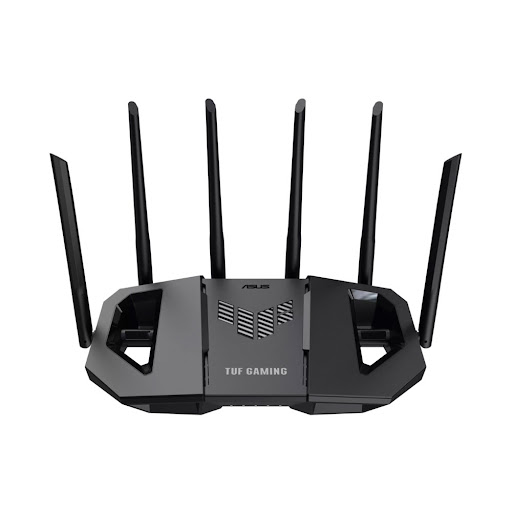Thiết bị mạng/ Router WiFi 7 BE6500 ASUS TUF Gaming (Dual-band, AiMesh, AiProtection Pro, 2.5G port, USB3.2, trên 30 users)