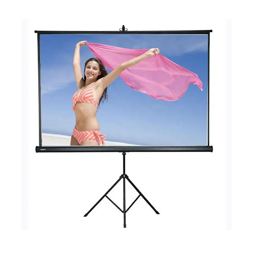 Màn chiếu 3 chân tripod APOLLO 60x60 inch (1.52x1.52m; đường chéo 84 inch; 1:1)