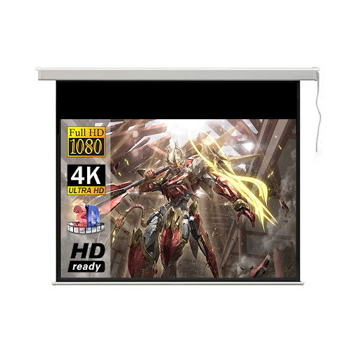 Màn chiếu điện APOLLO 160x120 inch (4.07x3.05m; đường chéo 200 inch; 4:3)