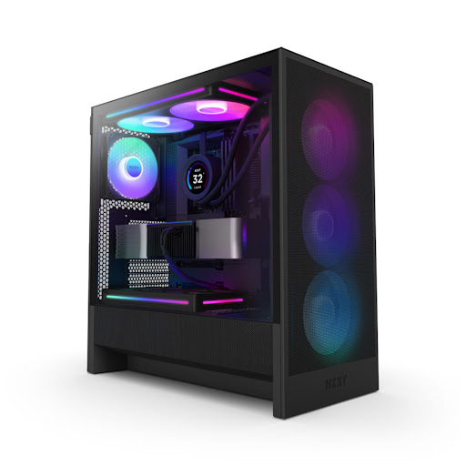Thùng máy/ Case NZXT H5 Flow Black RGB V2