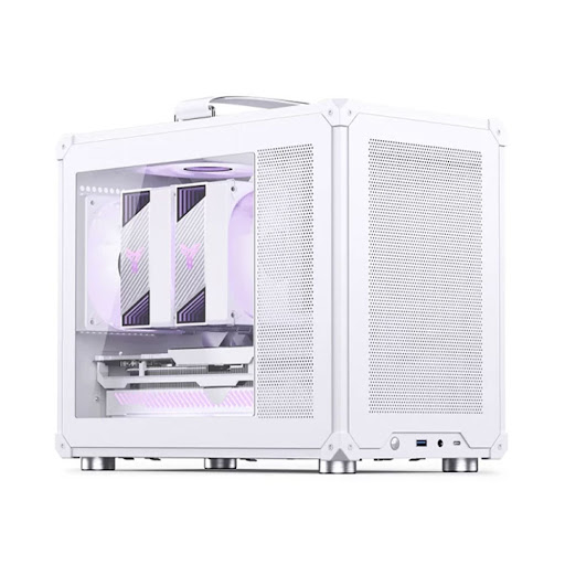 Vỏ máy tính/ Case Jonsbo C6 Max White (M-ATX)