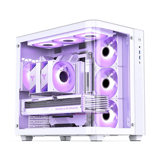 Vỏ máy tính/ Case Jonsbo TK-3 White (ATX)